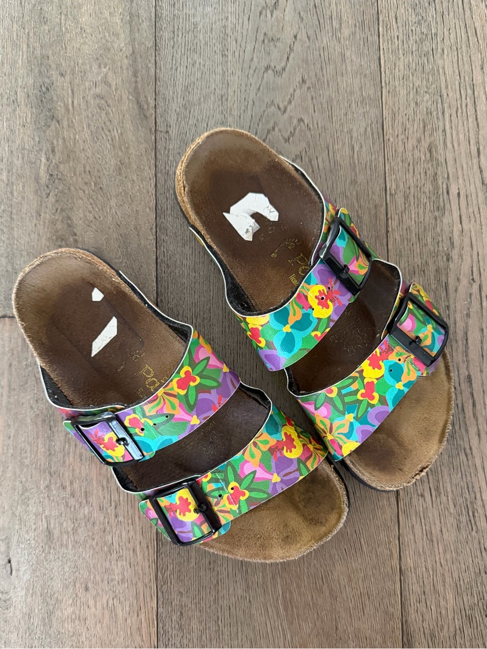 papillio birkenstock floral print sandals